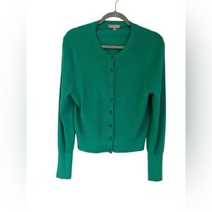 J.Crew Ribbed Cardigan Sweater Size L